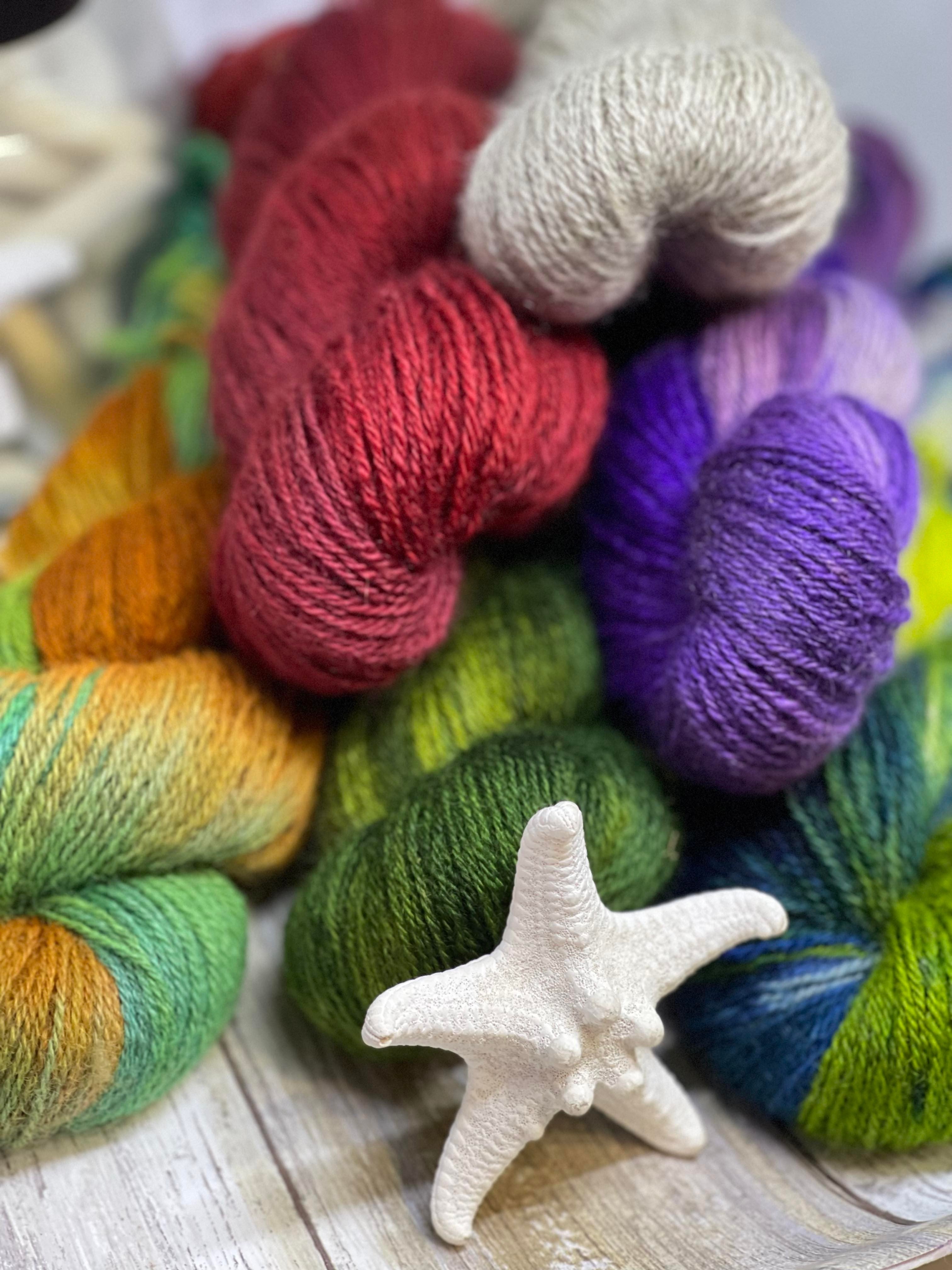 Purly Shell Vintage 2022- Kelli and Co BFL | Purly Shell Fiber Arts llc