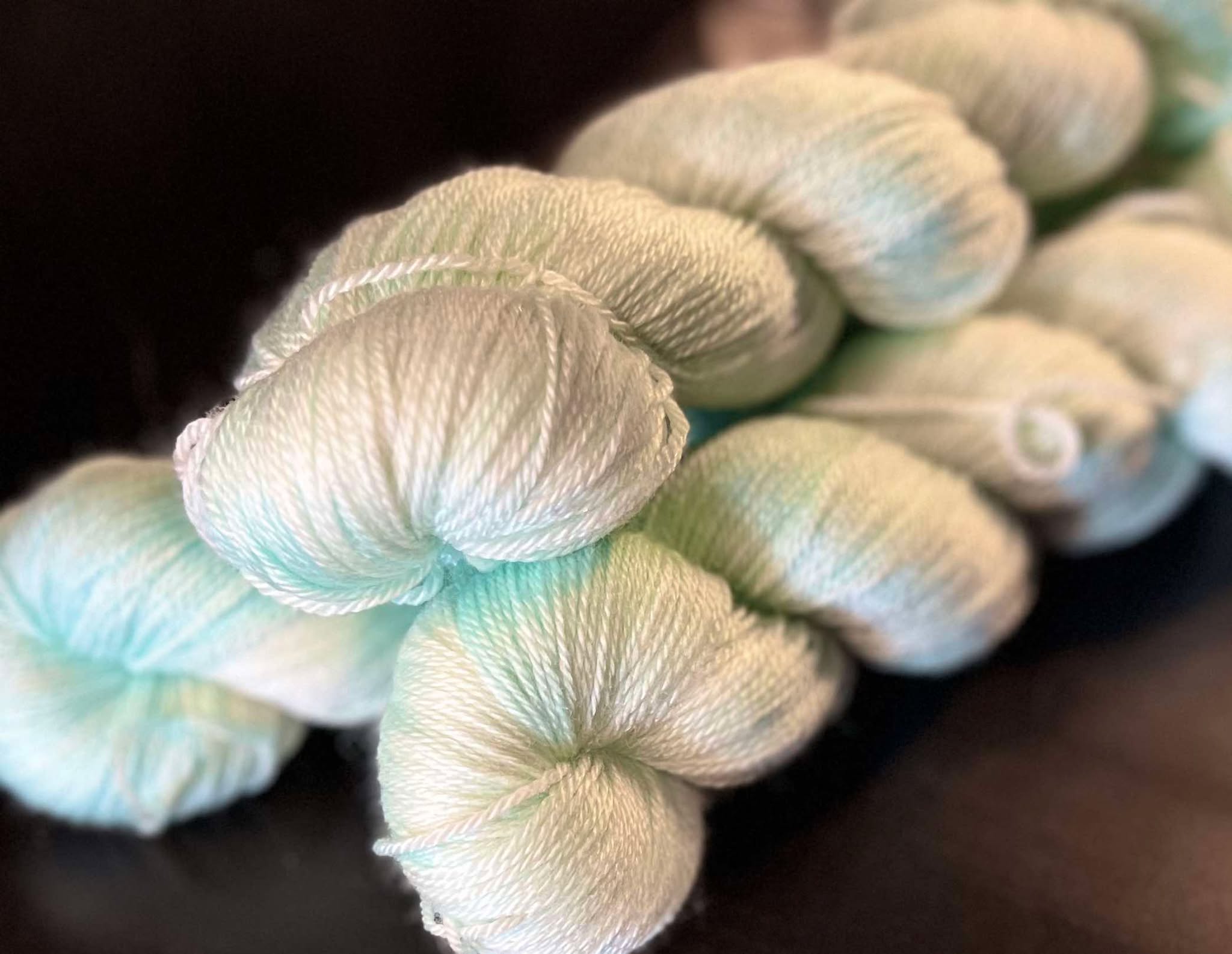 Pirate Dyed Super Shine | Purly Shell Fiber Arts llc