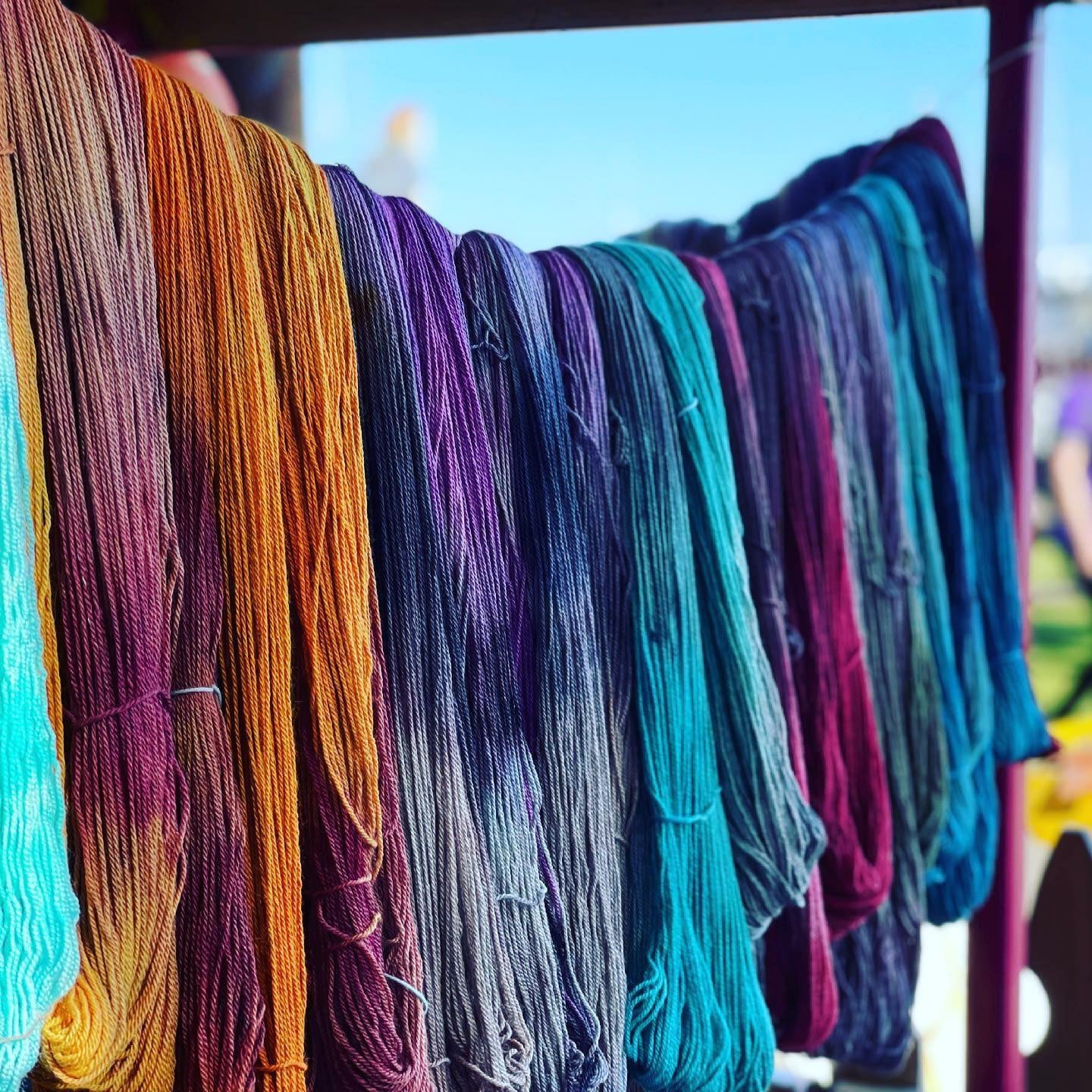 Pirate Dyed Super Shine | Purly Shell Fiber Arts llc