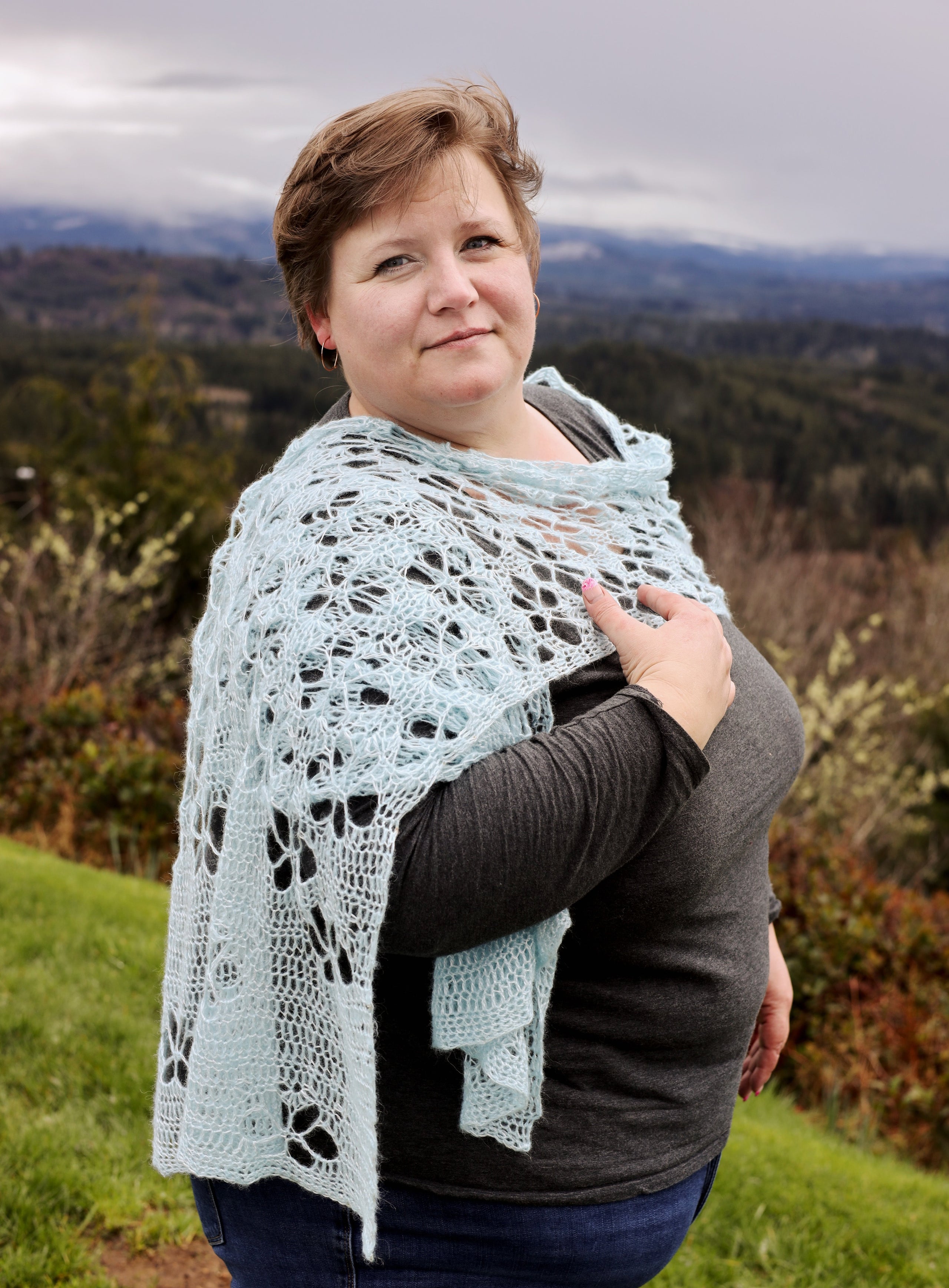 Starfall ball shawl purly shell fiber arts llc